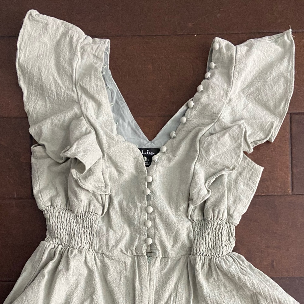 Lulus button front romper - Picture 2 of 8